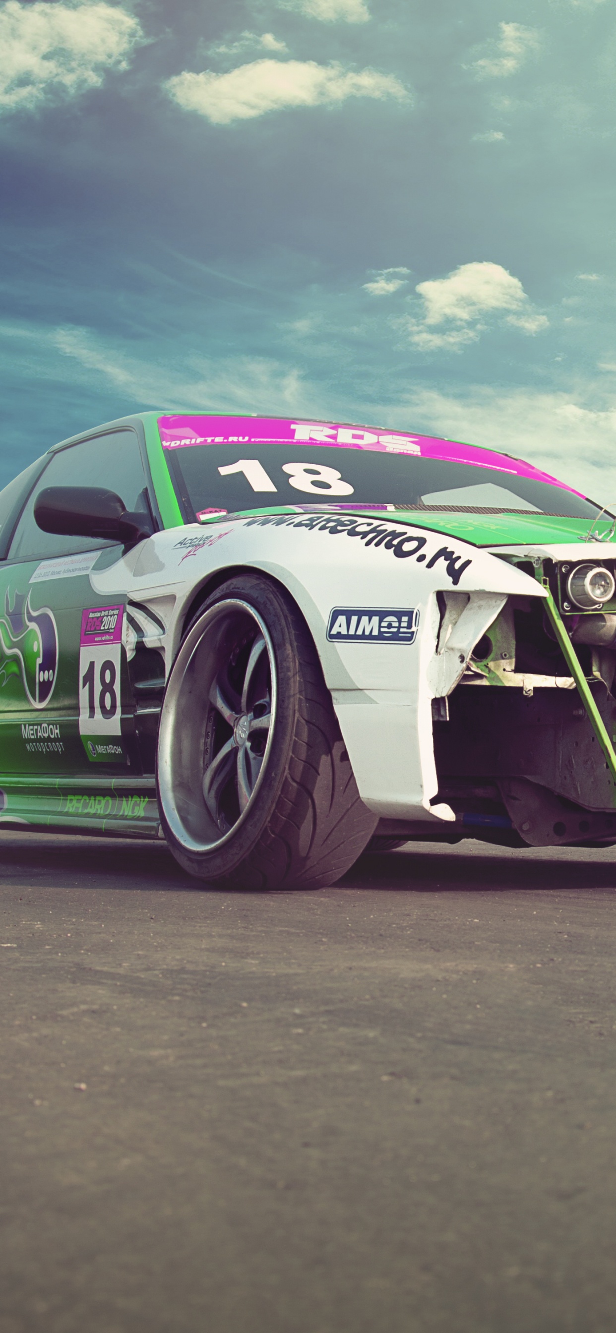 Обои дрифтинг, авто, спорткар, ипподром, гоночный в разрешении 1242x2688