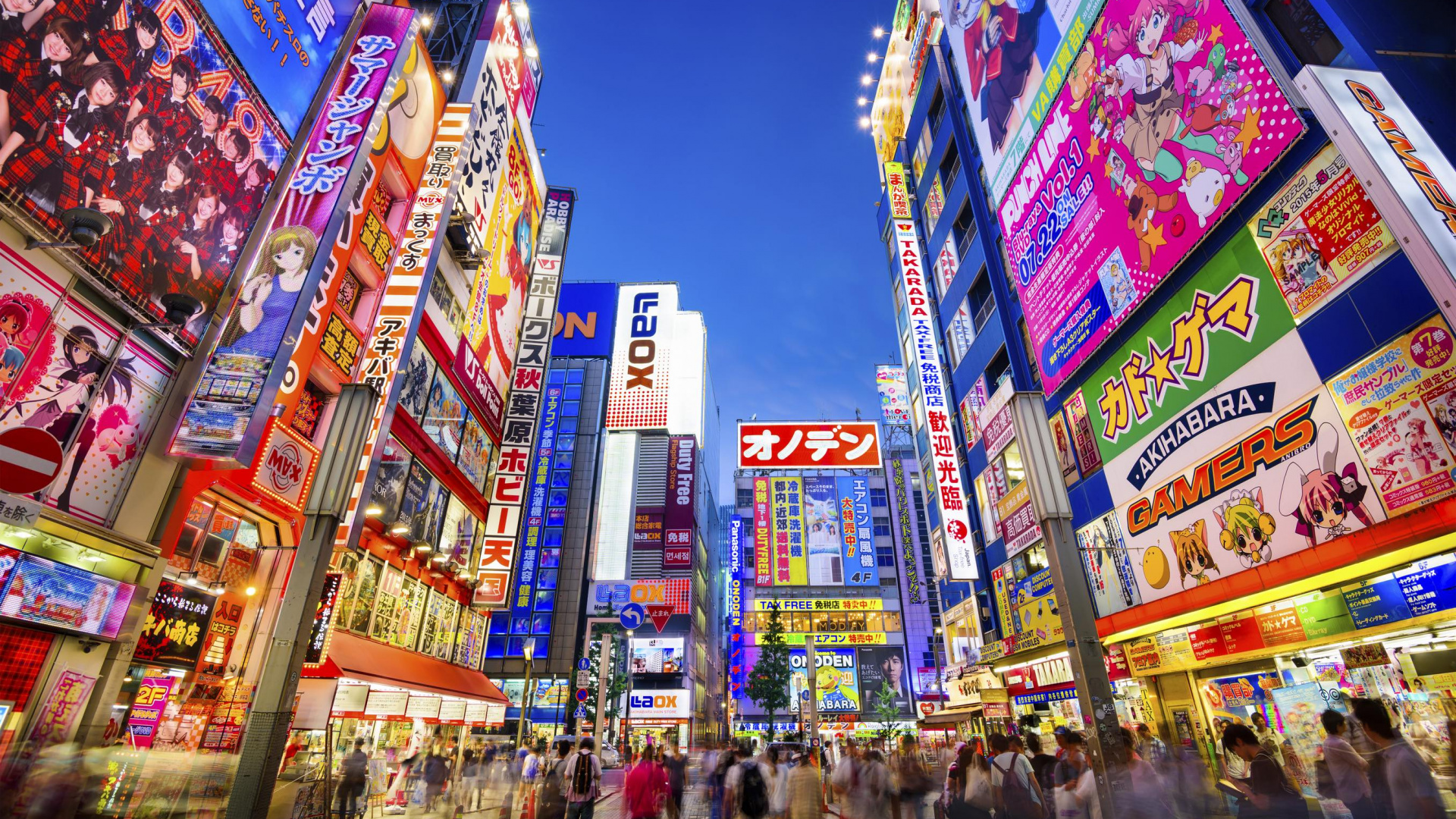 Обои Акихабара, метрополия, ориентир, город, базар в разрешении 1920x1080