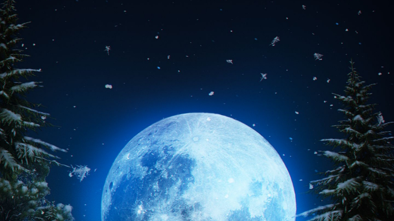 Обои луна, земля, природа, атмосфера, космос в разрешении 1280x720