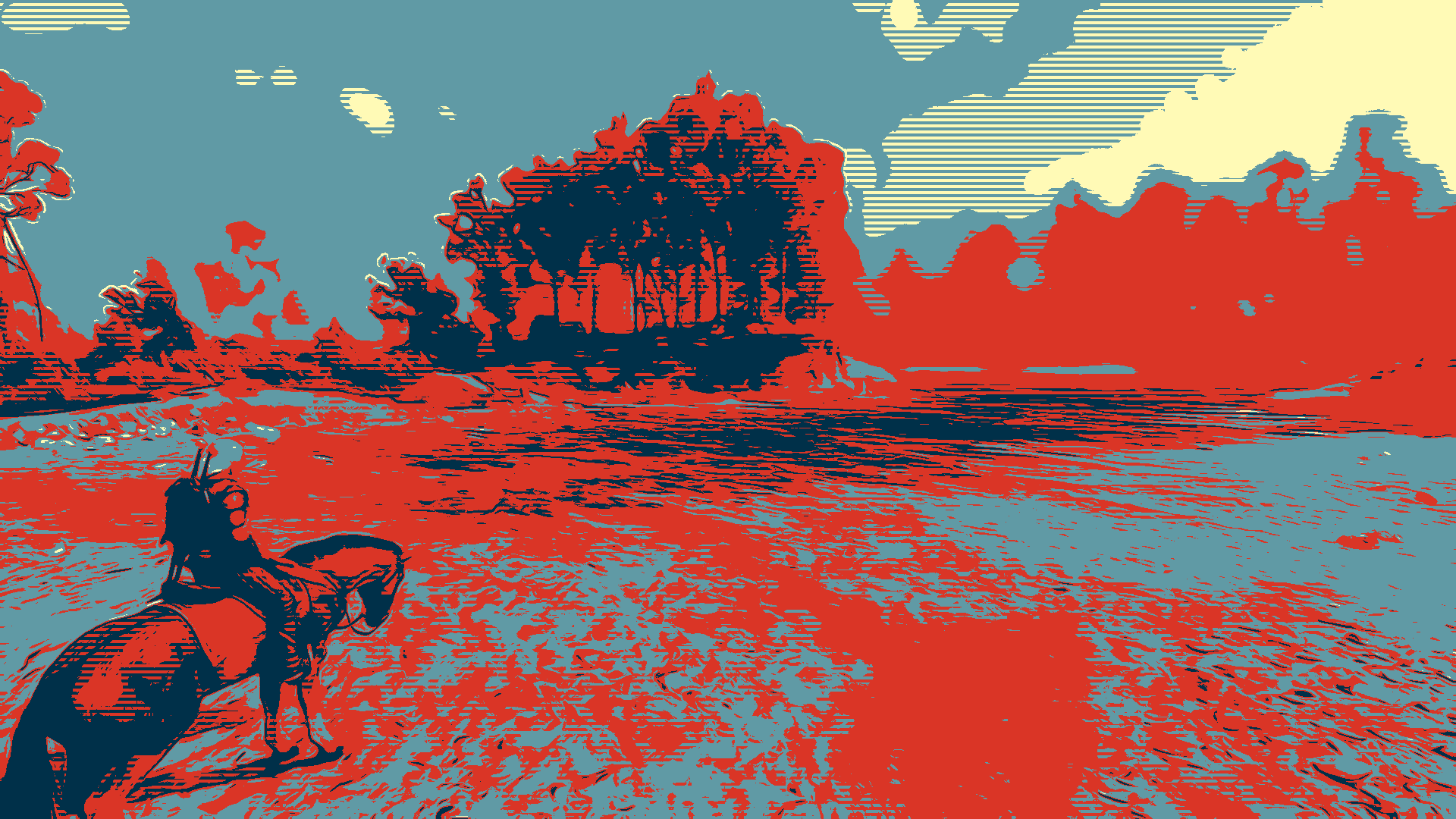 Обои иллюстрация, визуальное искусство, дизайн, постер, экорегион в разрешении 1920x1080