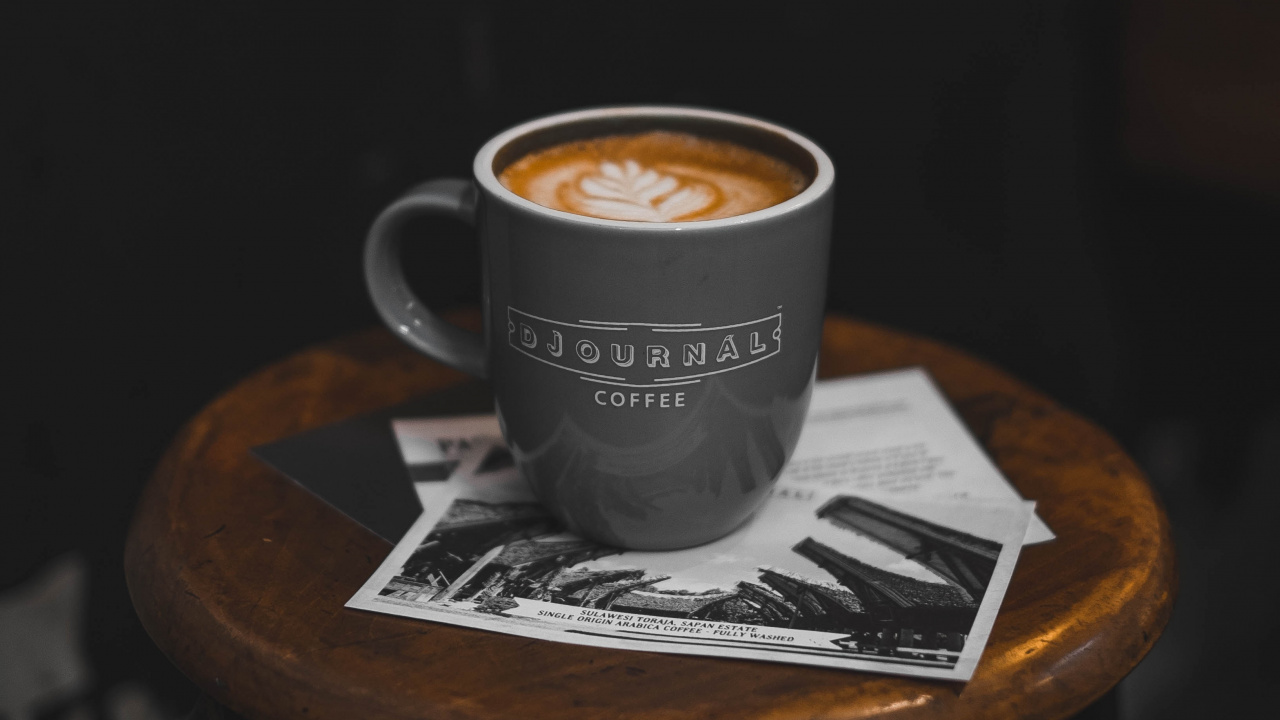 Обои латте, чашка, кафешка макиато, напиток, кортадо в разрешении 1280x720