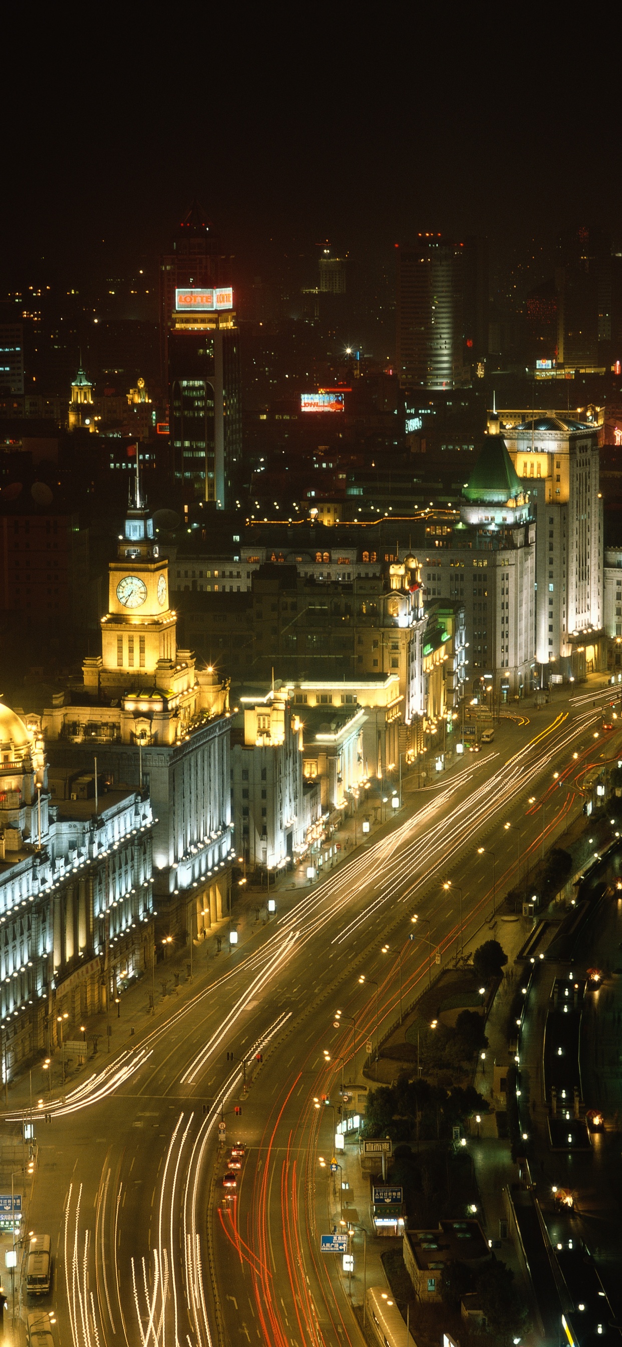 Обои Пудун, ориентир, городской район, город, туризм в разрешении 1242x2688