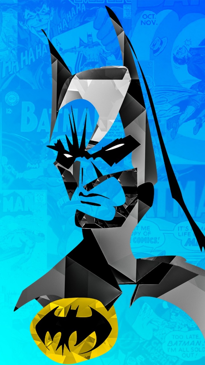 Обои Бэтмен, арт, дайвмастер, лазурный, морская биология в разрешении 720x1280