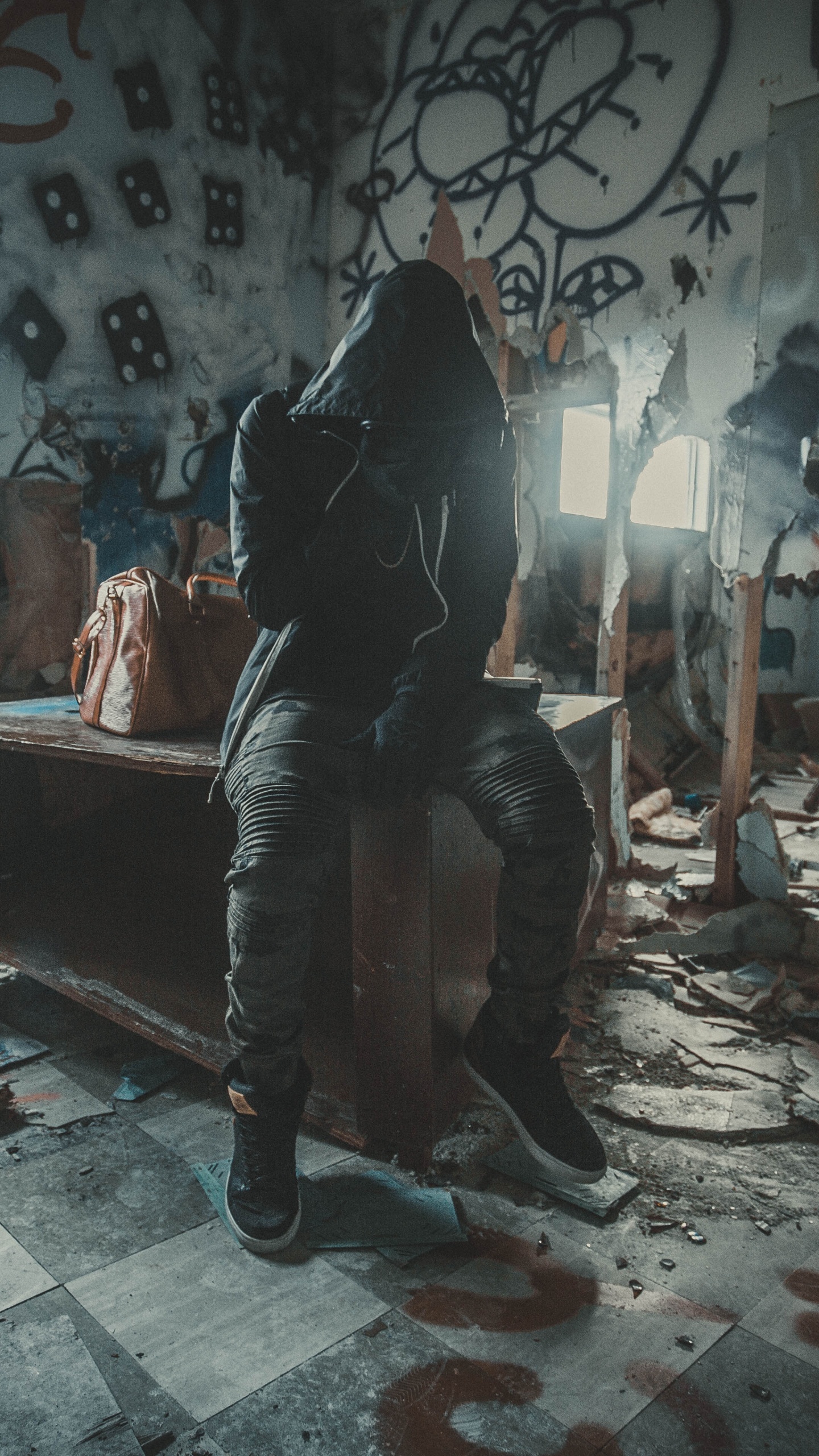 Обои арт, комната, визуальное искусство, темнота, искусство в разрешении 1440x2560