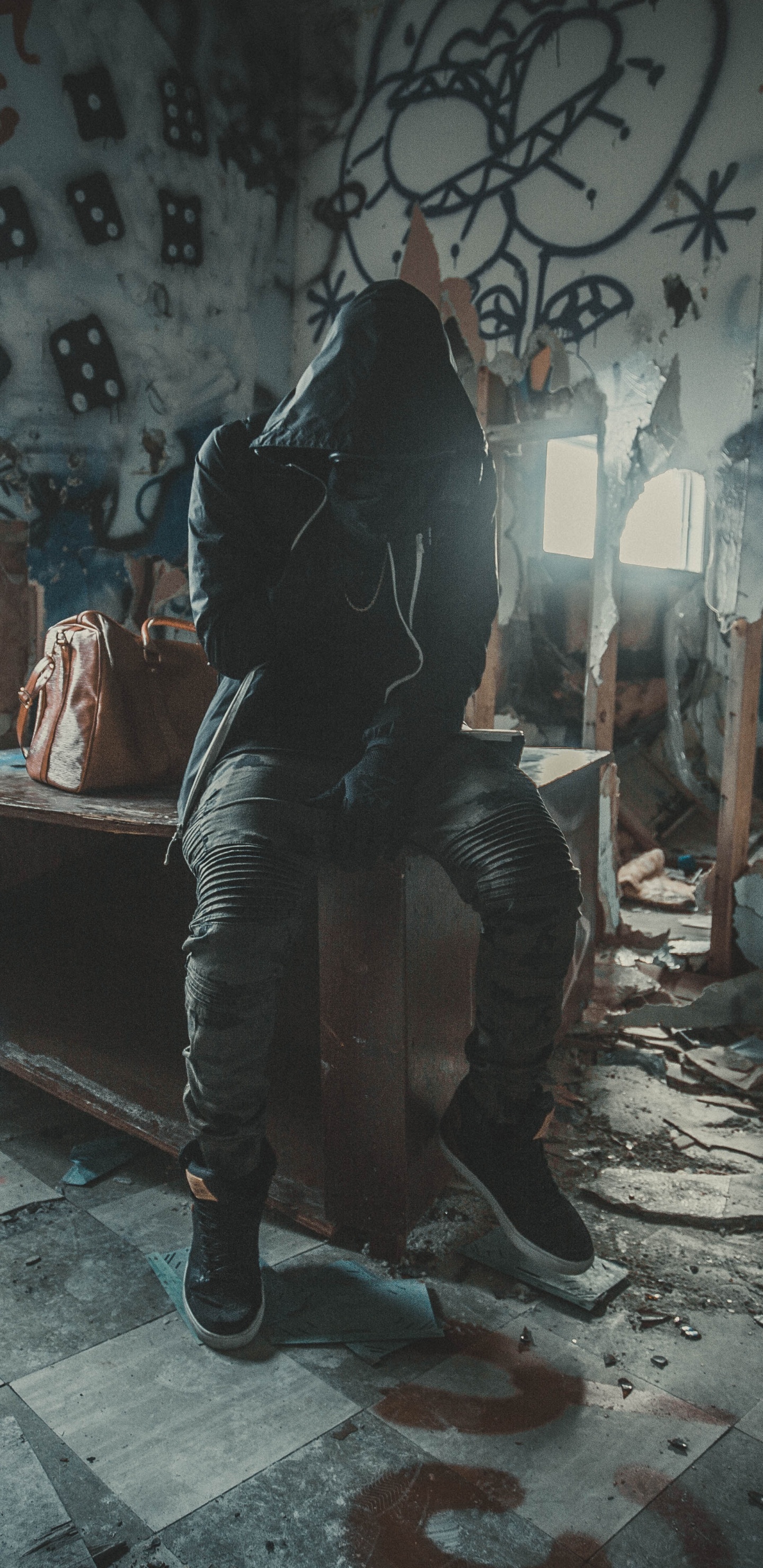 Обои арт, комната, визуальное искусство, темнота, искусство в разрешении 1440x2960