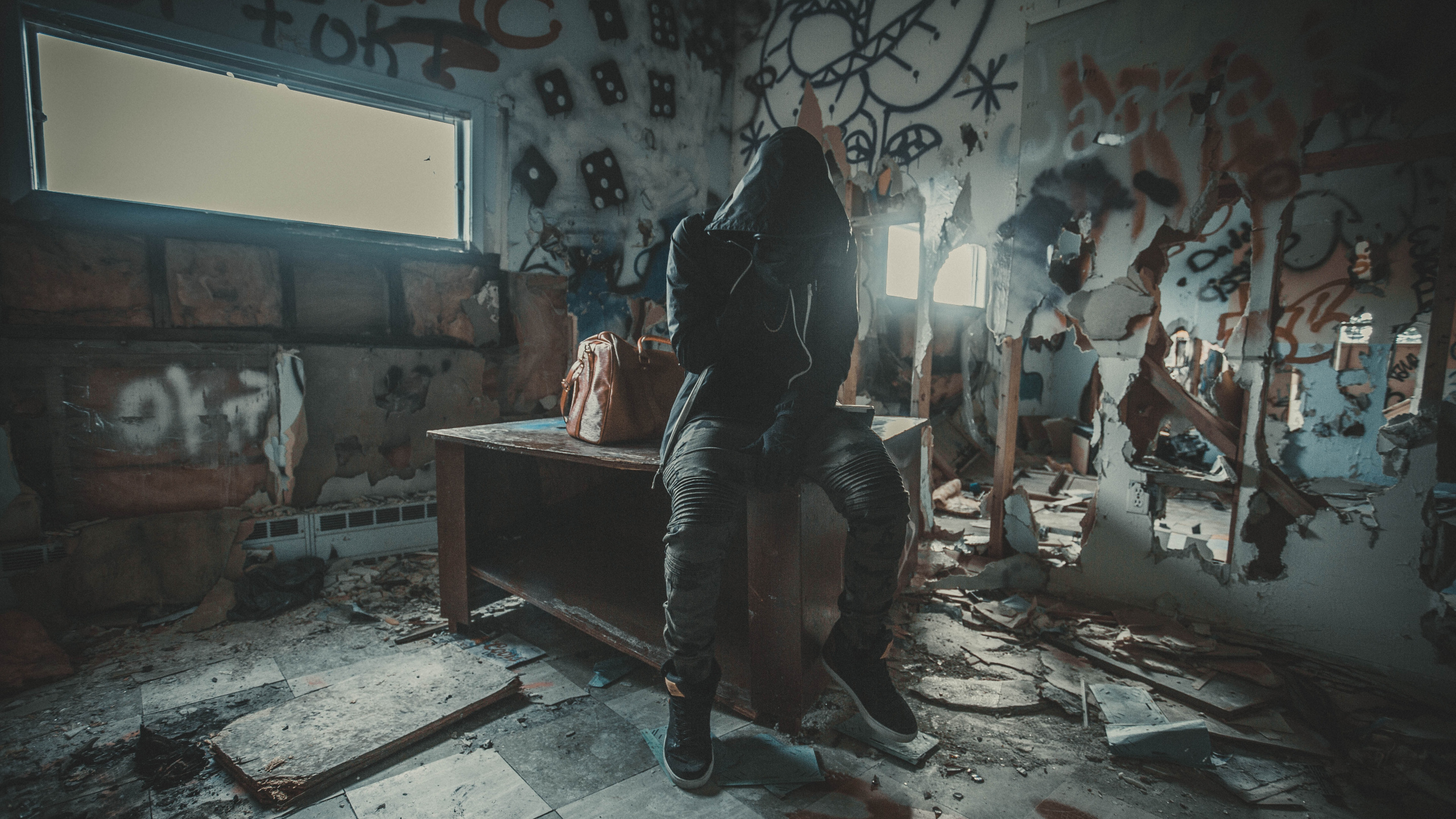 Обои арт, комната, визуальное искусство, темнота, искусство в разрешении 2560x1440