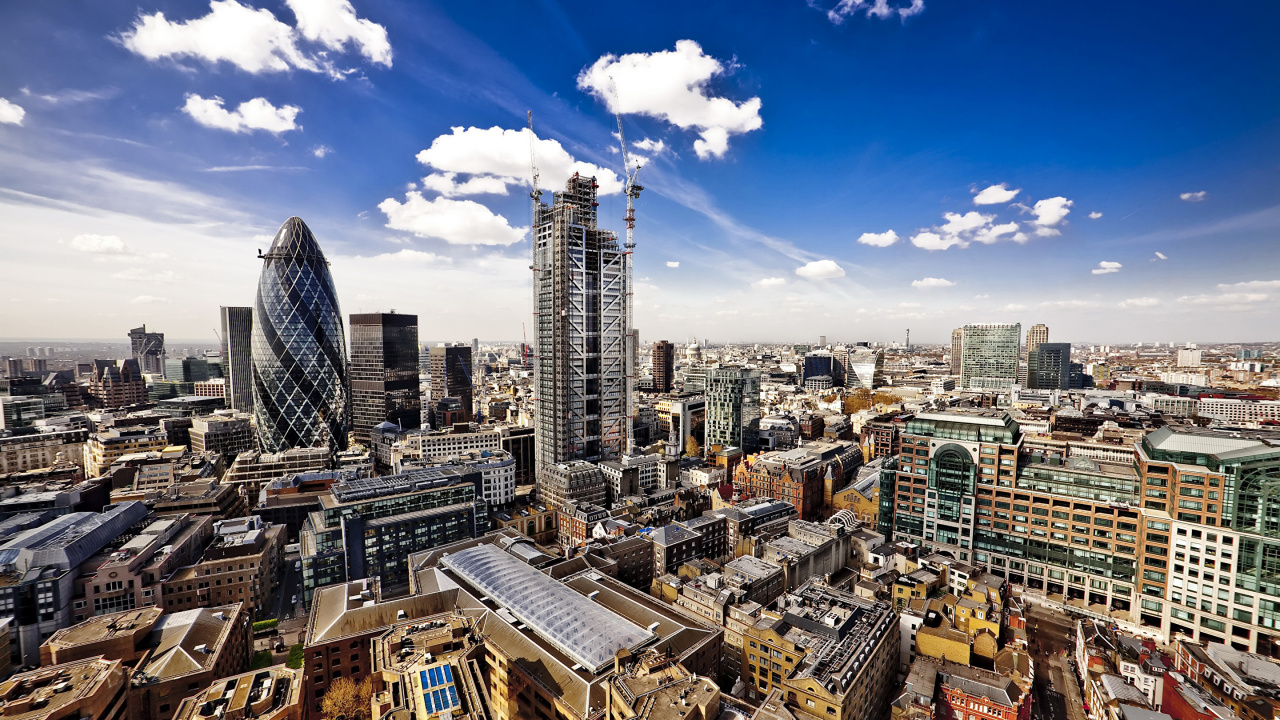Обои Лондон, недвижимость, свойство, город, городской район в разрешении 1280x720