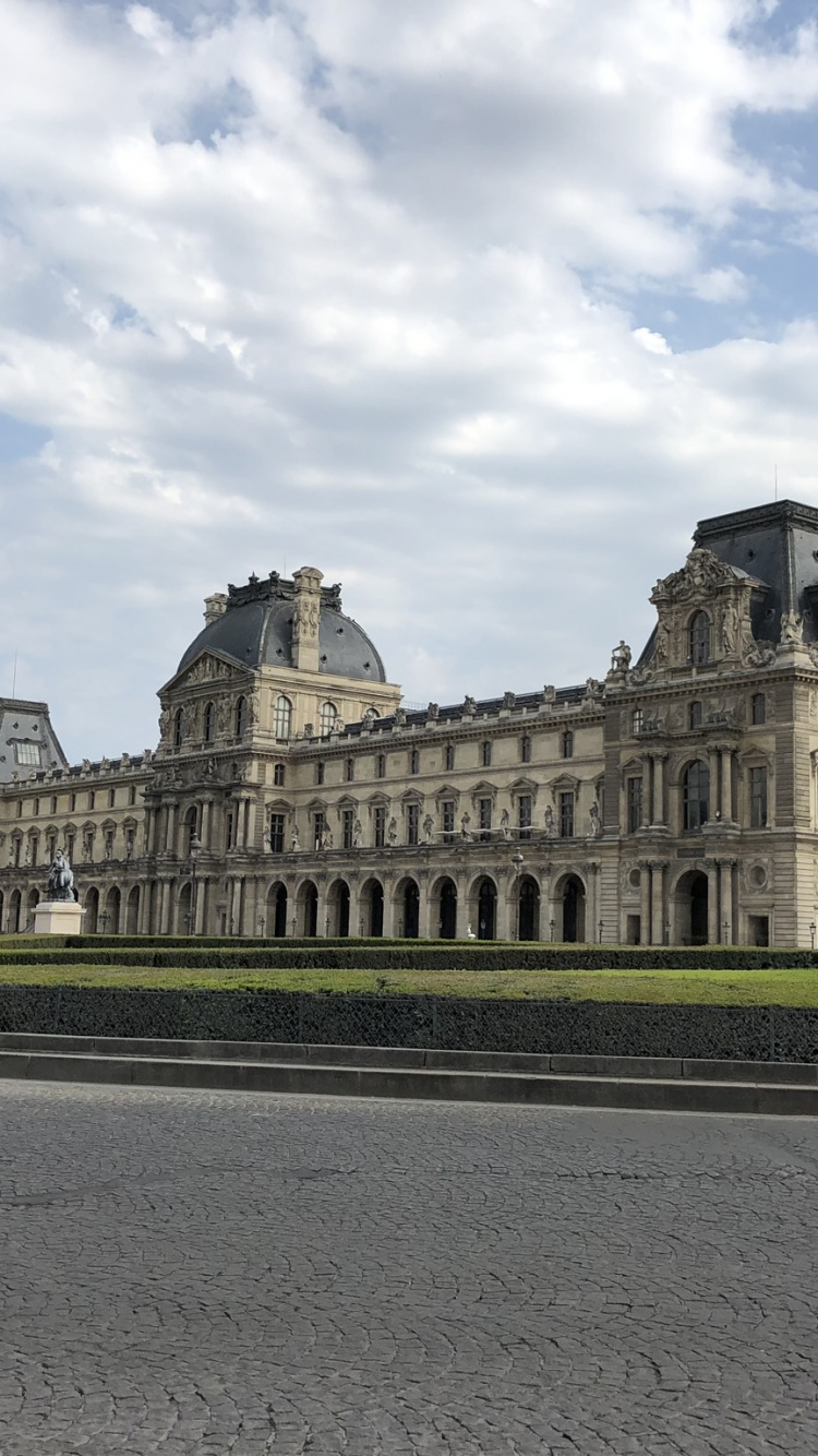 Обои жалюзи, Музей Лувр, Лувр Париж, живопись, архитектура в разрешении 750x1334