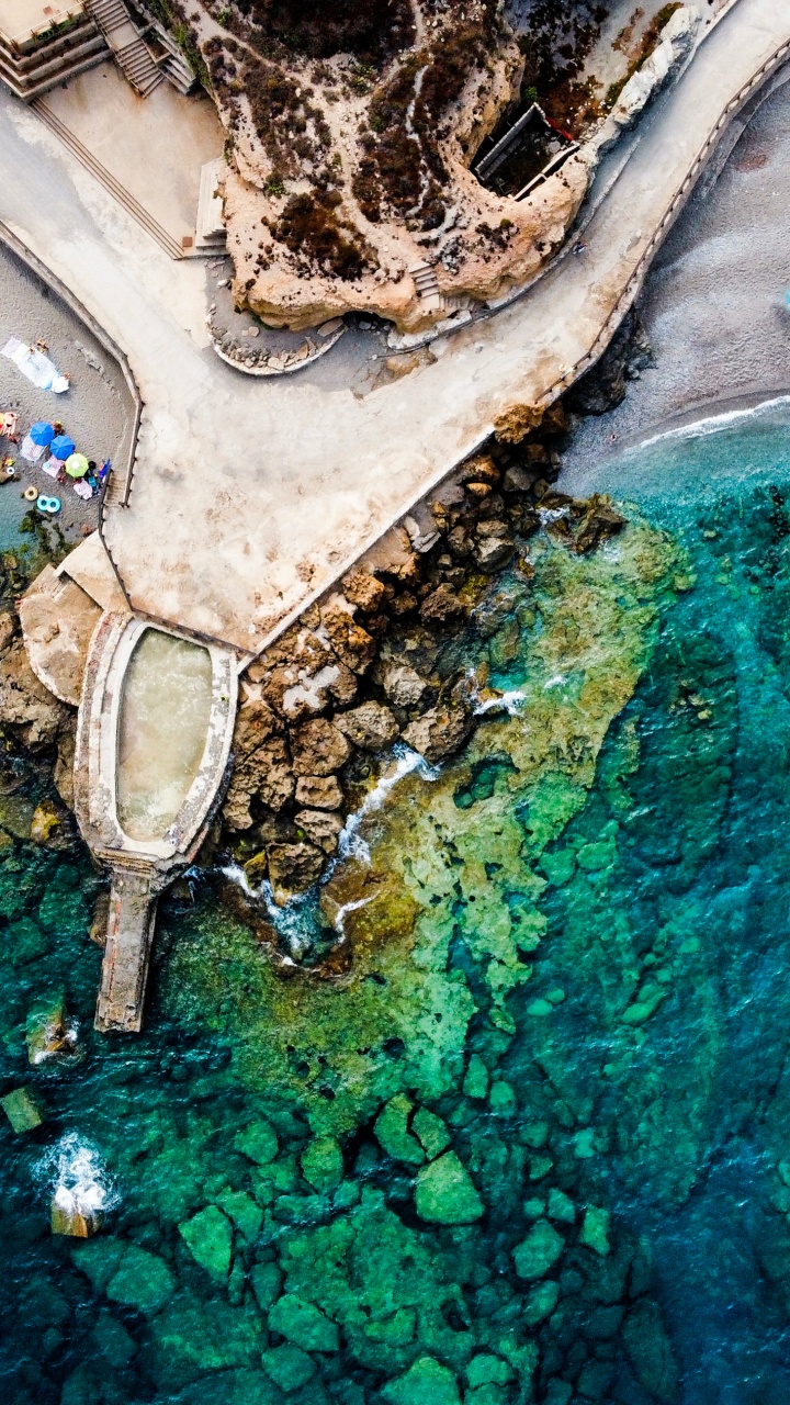 Обои гидроресурсы, математика, геометрия, вода, синий в разрешении 720x1280