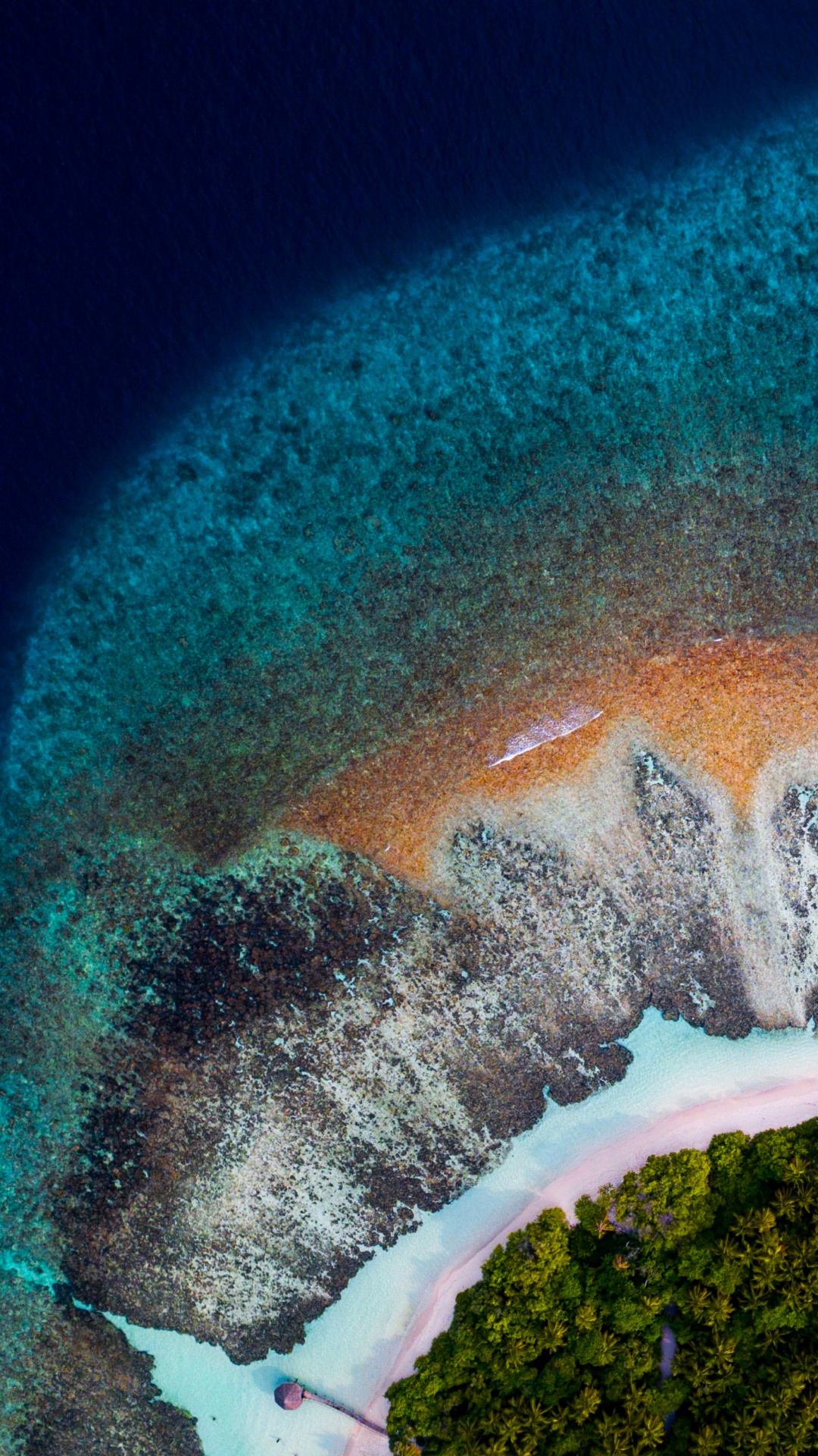 Обои вода, земля, море, атмосфера земли, атмосфера в разрешении 1080x1920