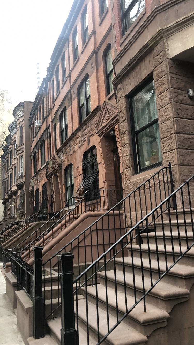 Обои Нью-Йорк, ориентир, окно, соседство, городок в разрешении 750x1334