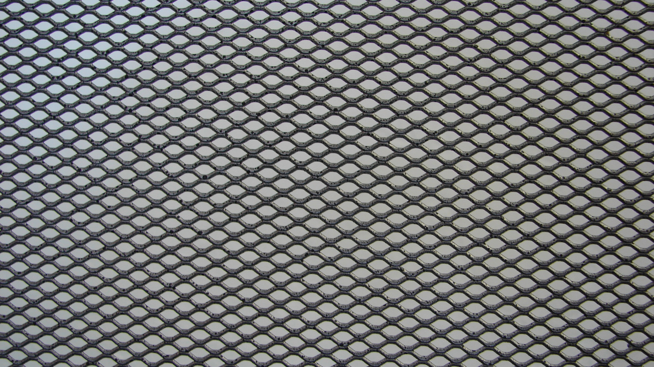 Обои узор, металл, дизайн, текстура, ячейка в разрешении 1280x720