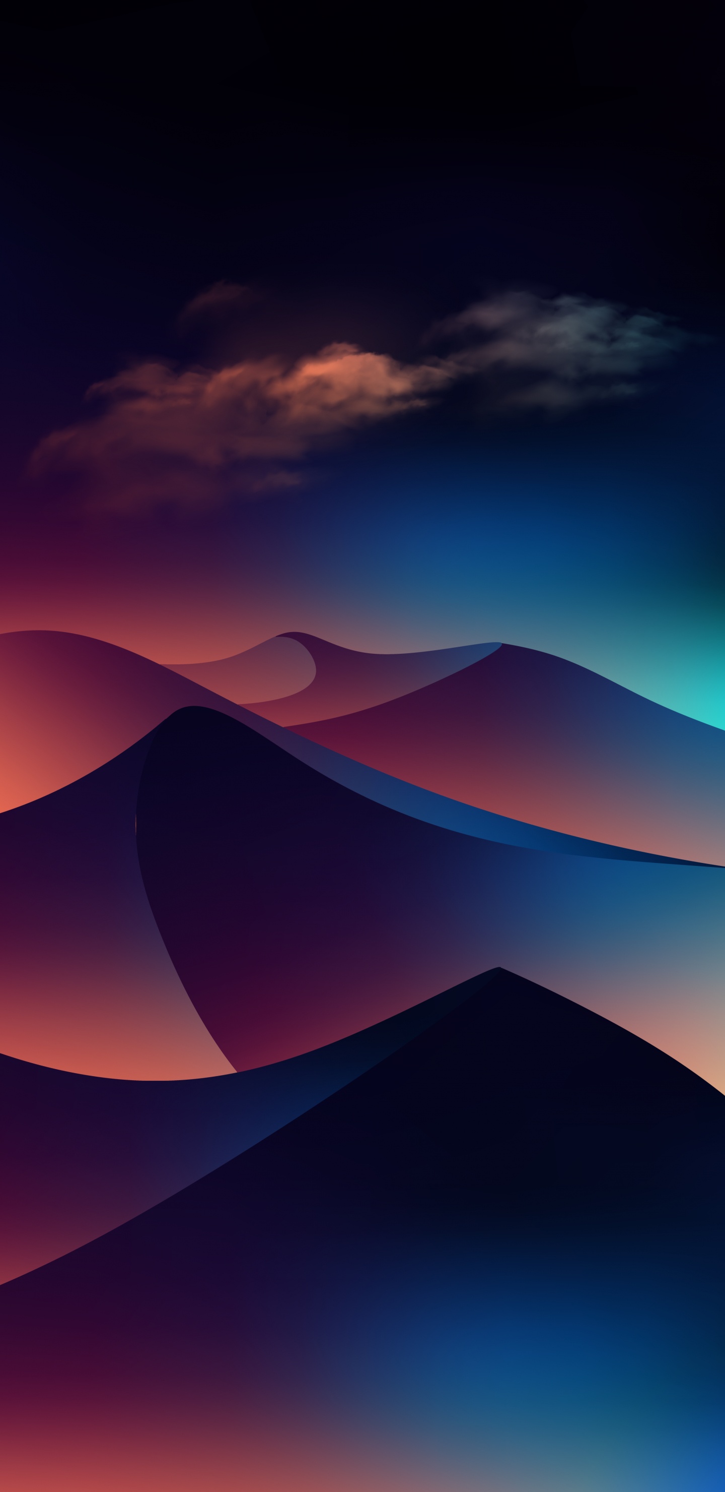 Обои атмосфера, облако, экорегион, природа, лазурный в разрешении 1440x2960