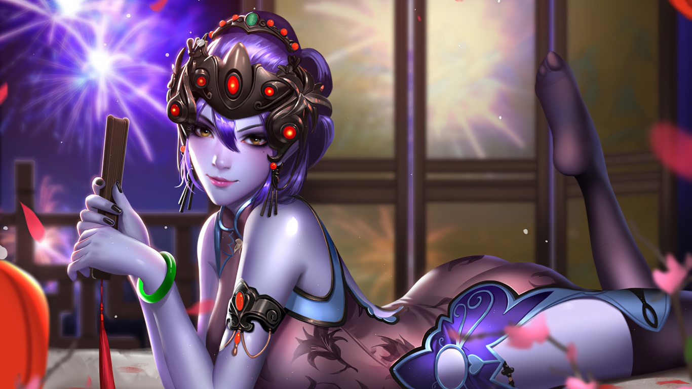 Обои imgur, Игры Bilibili, японский мультфильм, danmu, вверх в разрешении 1366x768