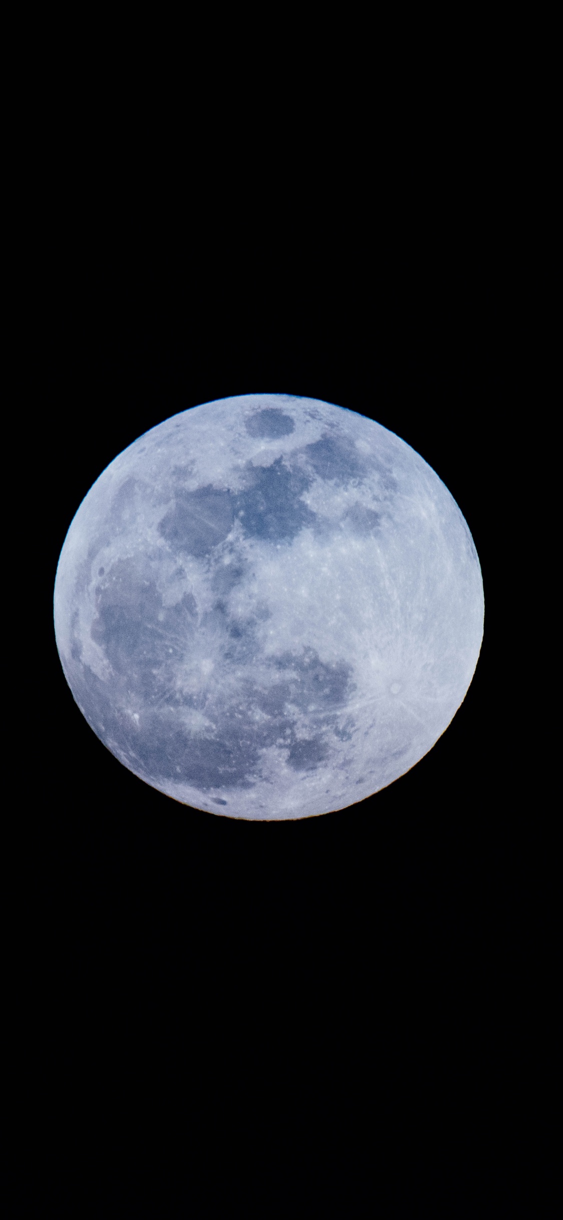 Обои луна, небесное явление, астрономический объект, лунный свет, атмосфера в разрешении 1125x2436
