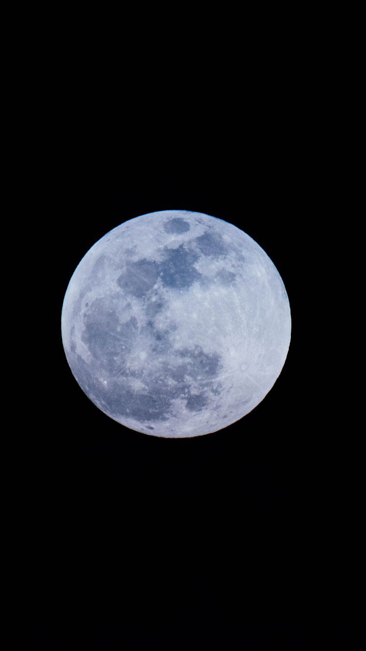Обои луна, небесное явление, астрономический объект, лунный свет, атмосфера в разрешении 750x1334