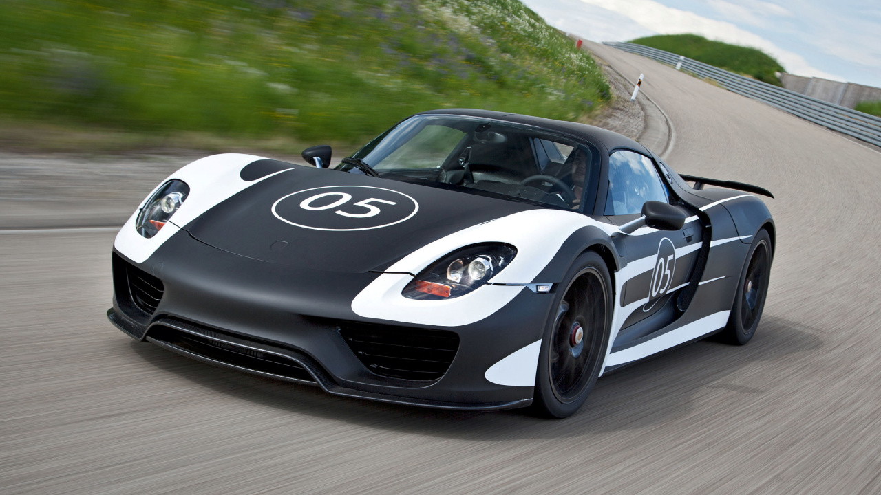 Обои Порше 918 Спайдер, Порше, Порше 911, авто, спорткар в разрешении 1280x720