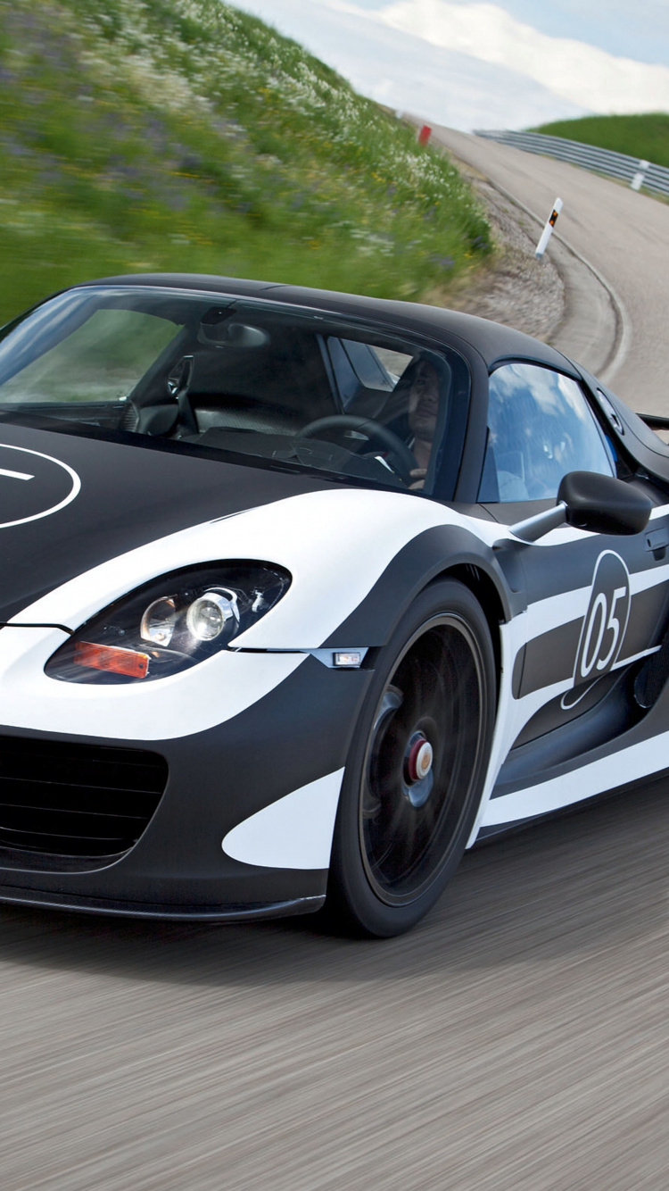 Обои Порше 918 Спайдер, Порше, Порше 911, авто, спорткар в разрешении 750x1334
