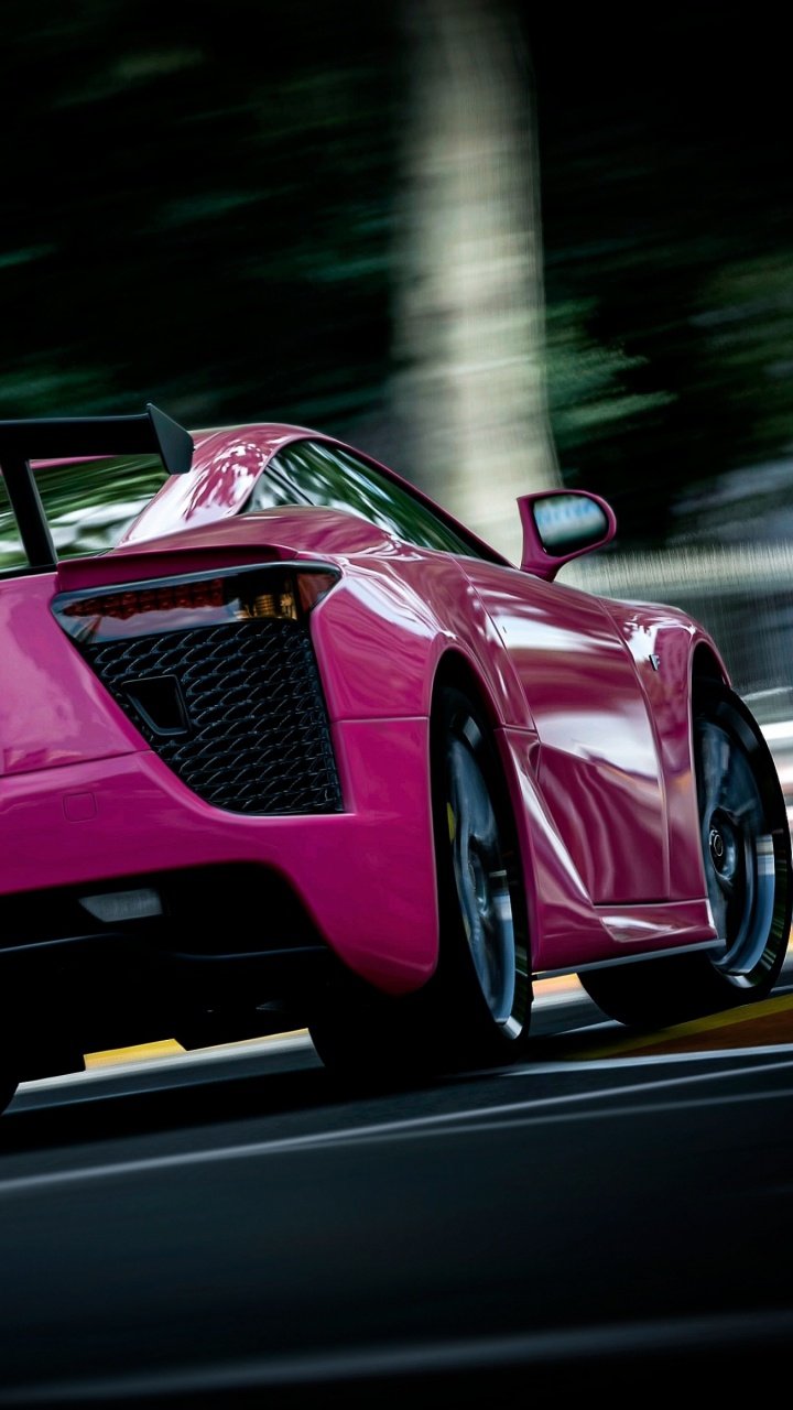 Обои спорткар, авто, lexus, суперкар, кузов купе в разрешении 720x1280