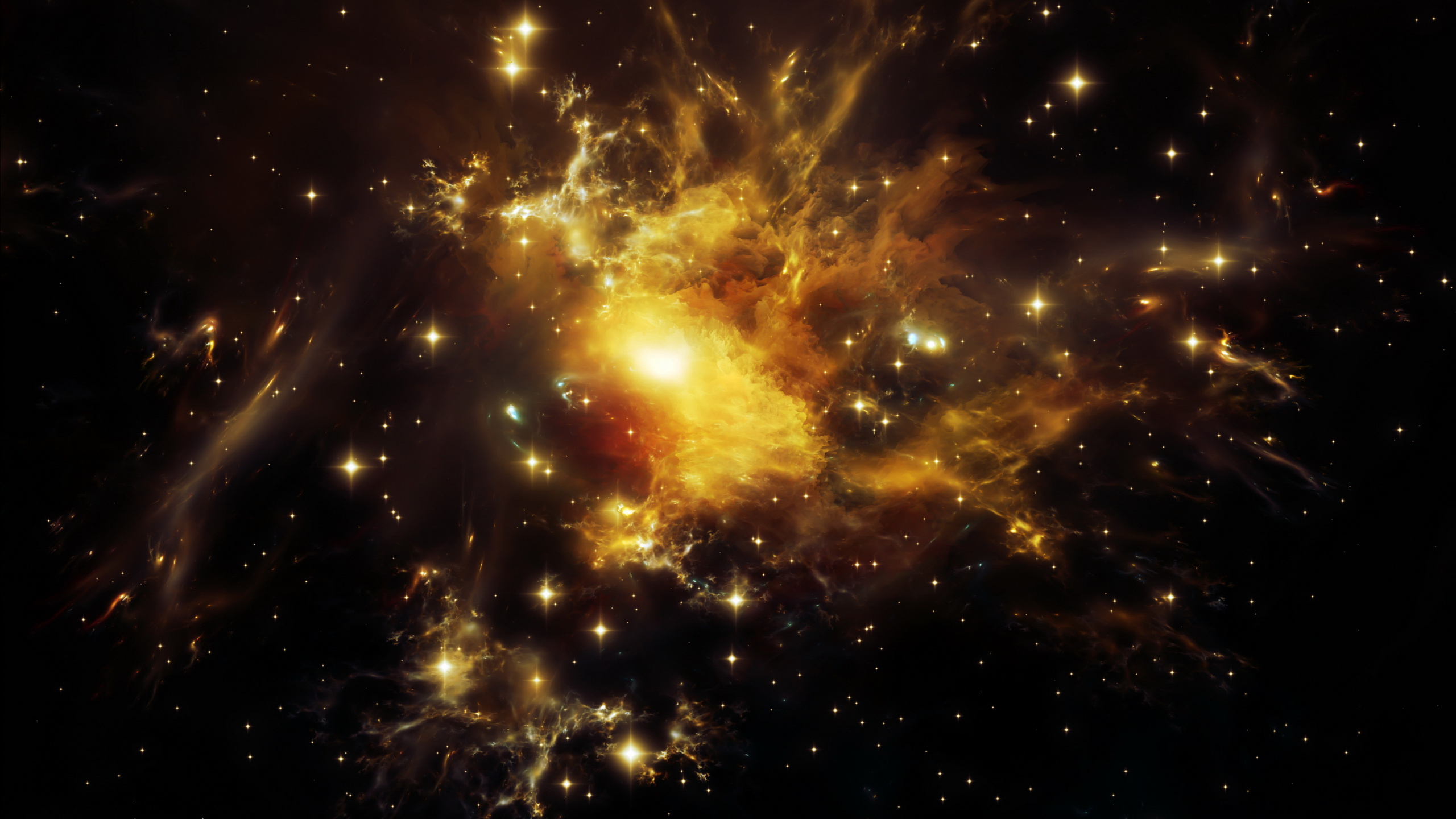 Обои космическое пространство, астрономический объект, космос, атмосфера, Галактика в разрешении 2560x1440