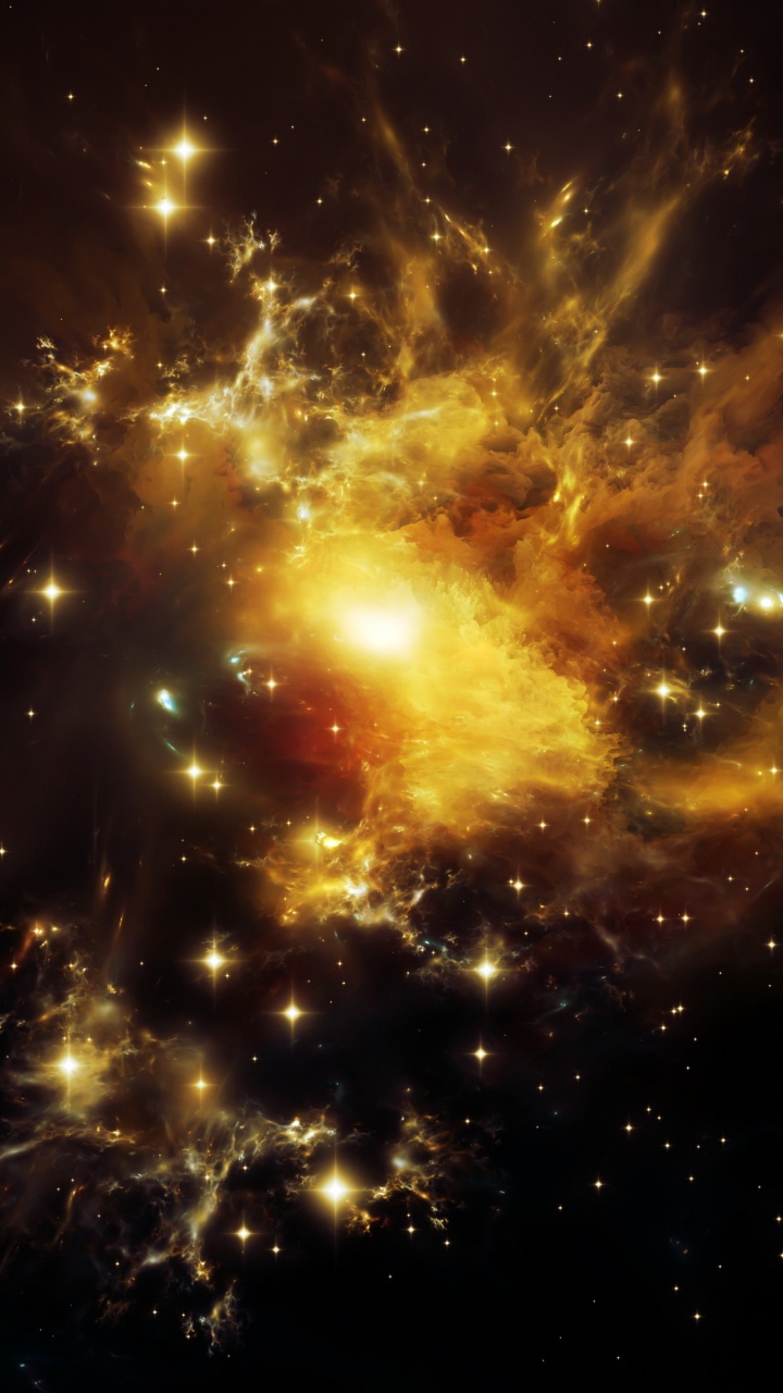 Обои космическое пространство, астрономический объект, космос, атмосфера, Галактика в разрешении 720x1280