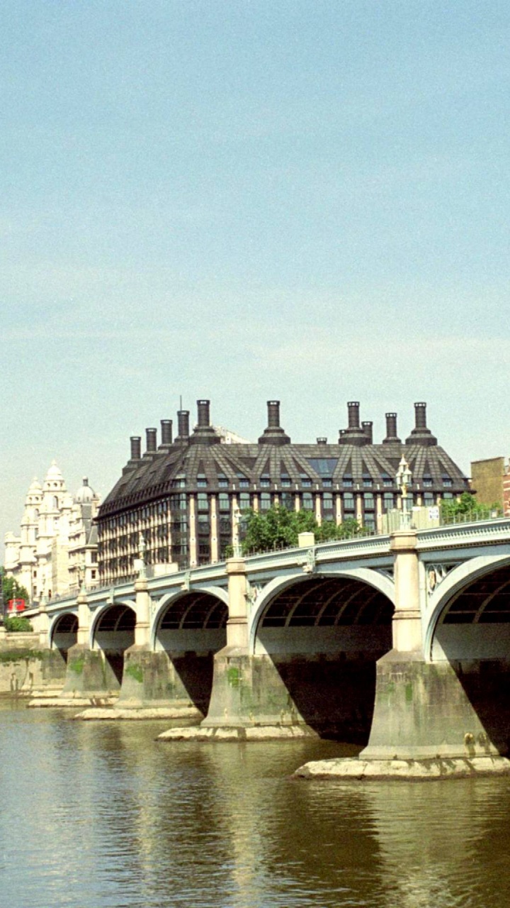 Обои здание парламента, вестминстерский дворец, Биг Бен, ориентир, мост в разрешении 720x1280