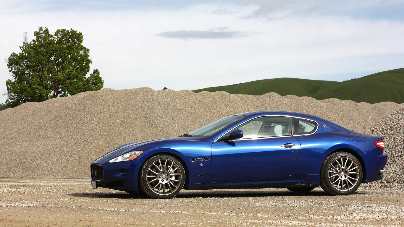 Обои Мазерати, авто, Гранд туреры, maserati granturismo, суперкар в разрешении 1366x768