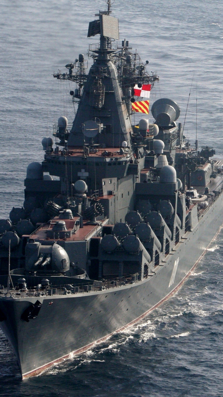 Обои военно-морской флот России, российский флот, морское ведомство, Слава класса крейсер, военный корабль в разрешении 750x1334