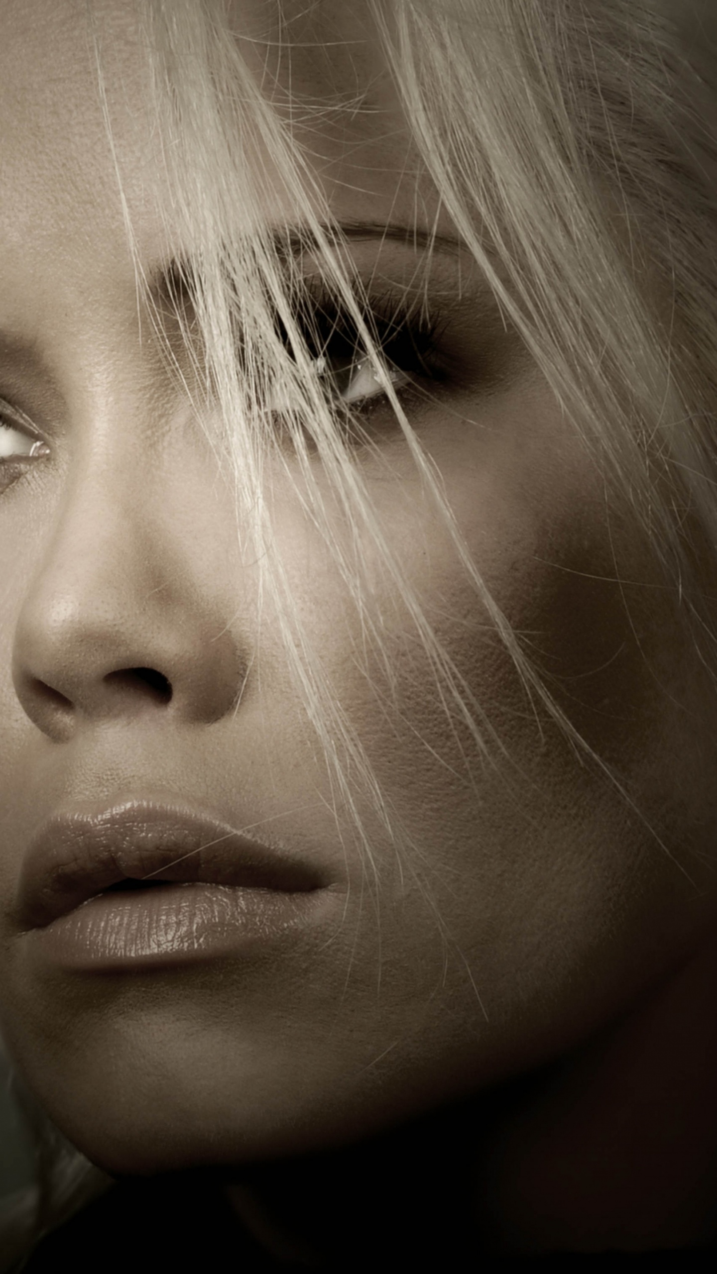 Обои бровь, красота, нос, щека, подбородок в разрешении 1440x2560