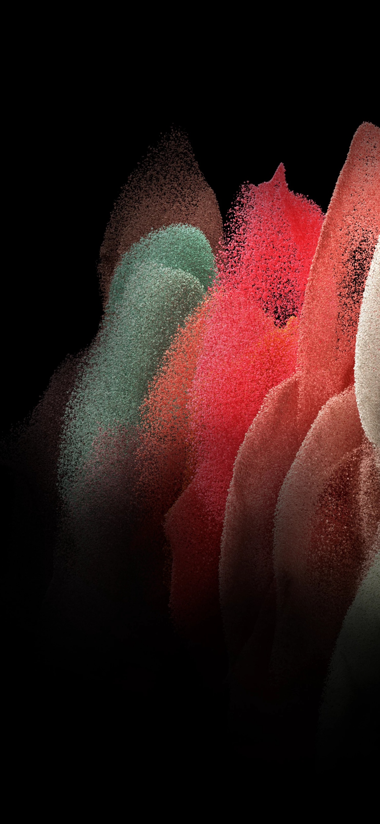 Обои Samsung Galaxy, Samsung, смартфон, лепесток, жест в разрешении 1242x2688