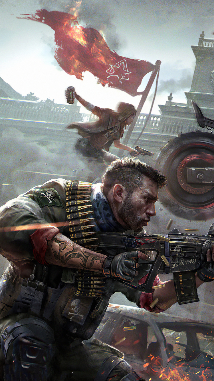 Обои хомефронт революция искусства, homefront the revolution, хомфронт, концепт арт, арт в разрешении 750x1334