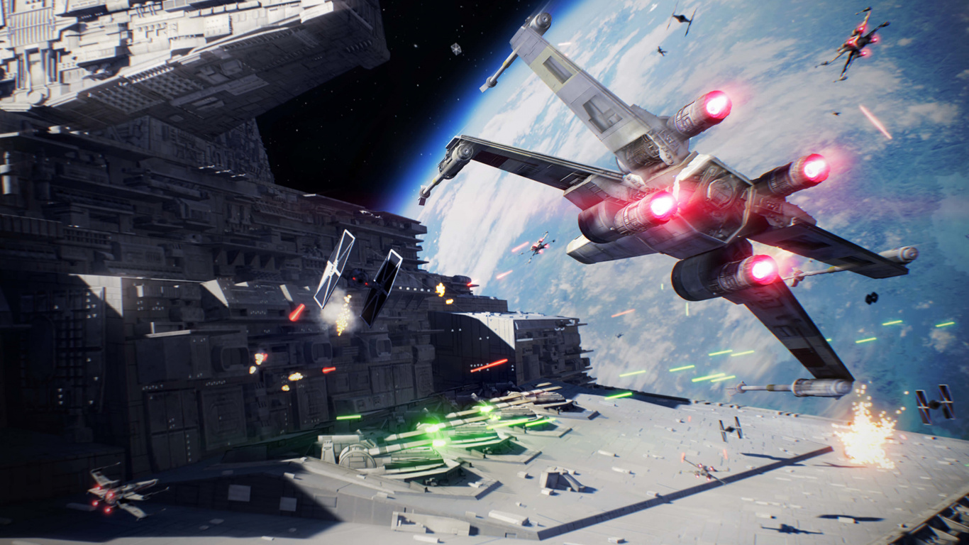 Обои Звездные войны Battlefront 2, star wars battlefront ii, Звездные войны Battlefront, electronic arts, звездные войны в разрешении 1366x768