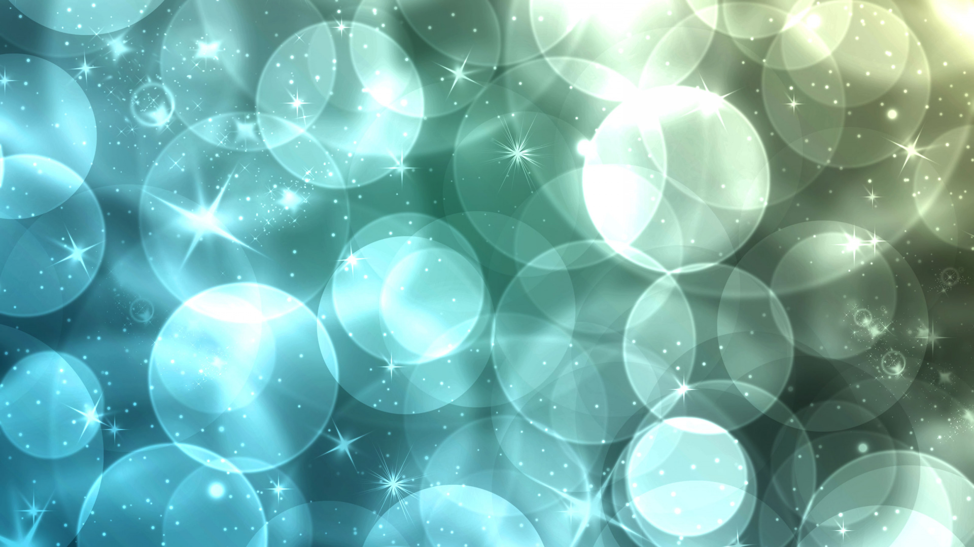 Обои боке, цвет, синий, круг, узор в разрешении 1920x1080