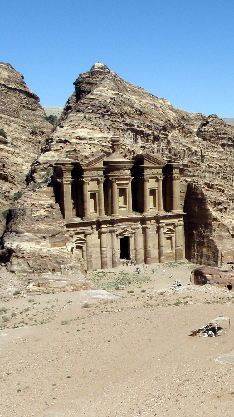 Обои Петр, Набатейское Царство, древняя история, Вади, историческое место в разрешении 750x1334