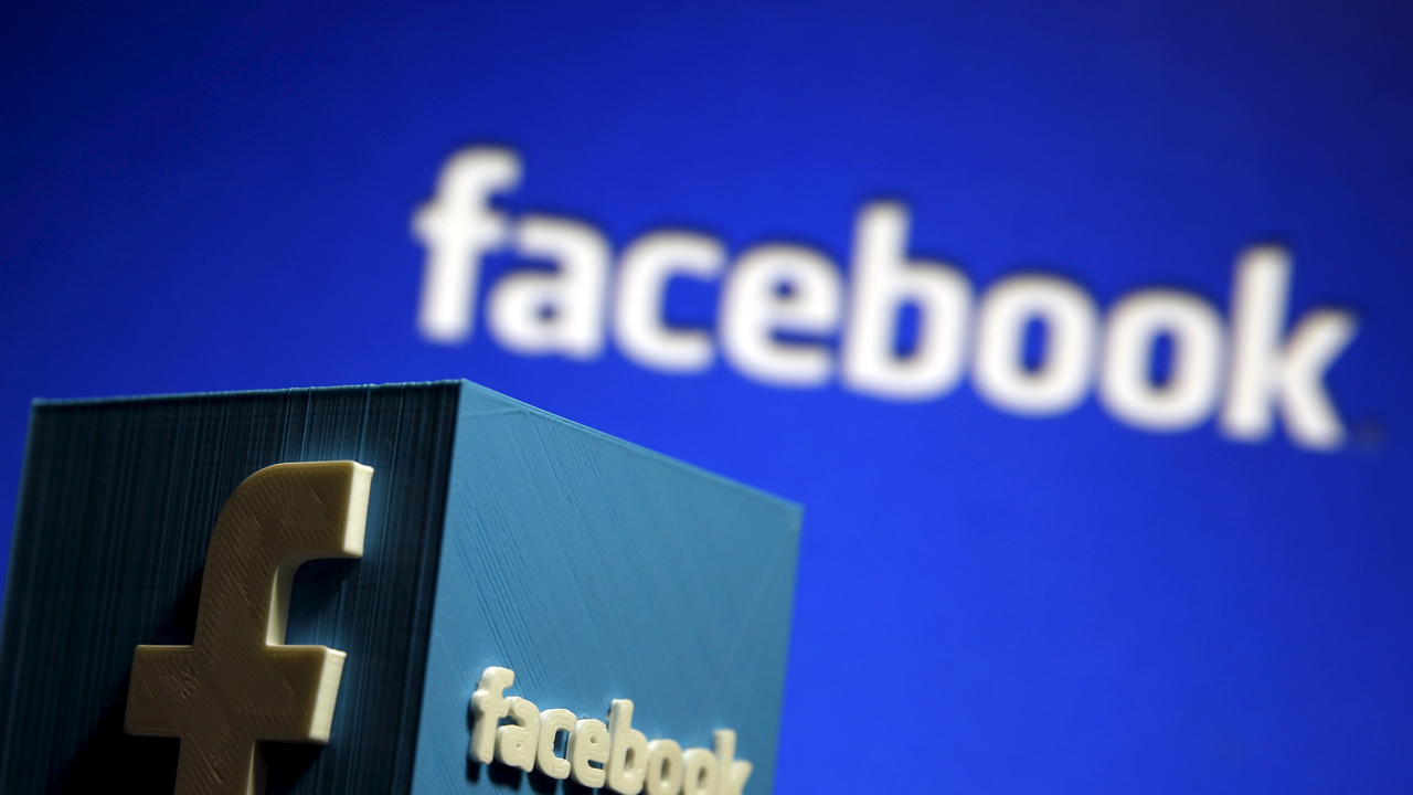 Обои фейсбук, синий, текст, лого, марка в разрешении 1280x720