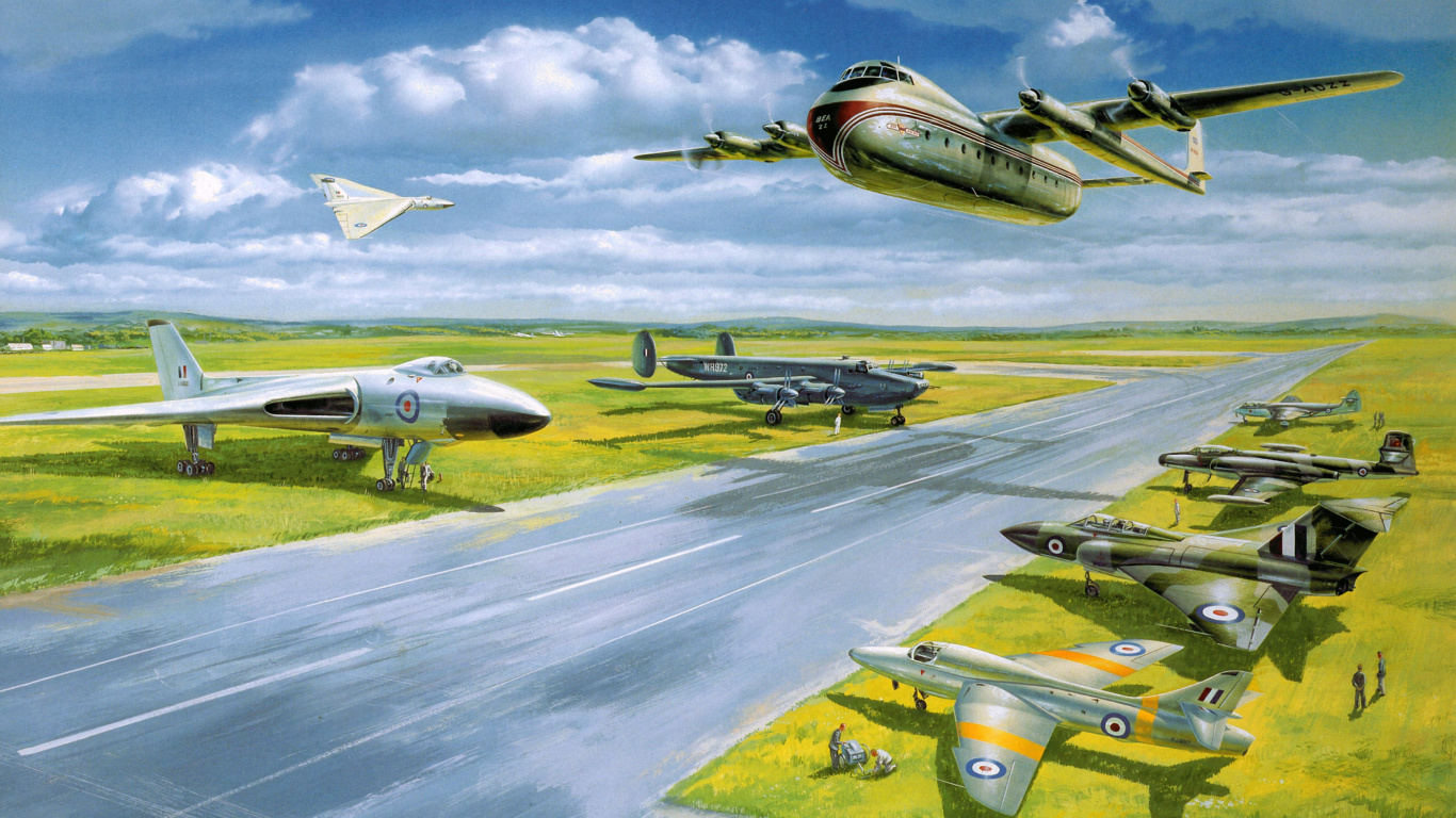 Обои самолет, самолеты, авиация, военный самолет, воздушные силы в разрешении 1366x768