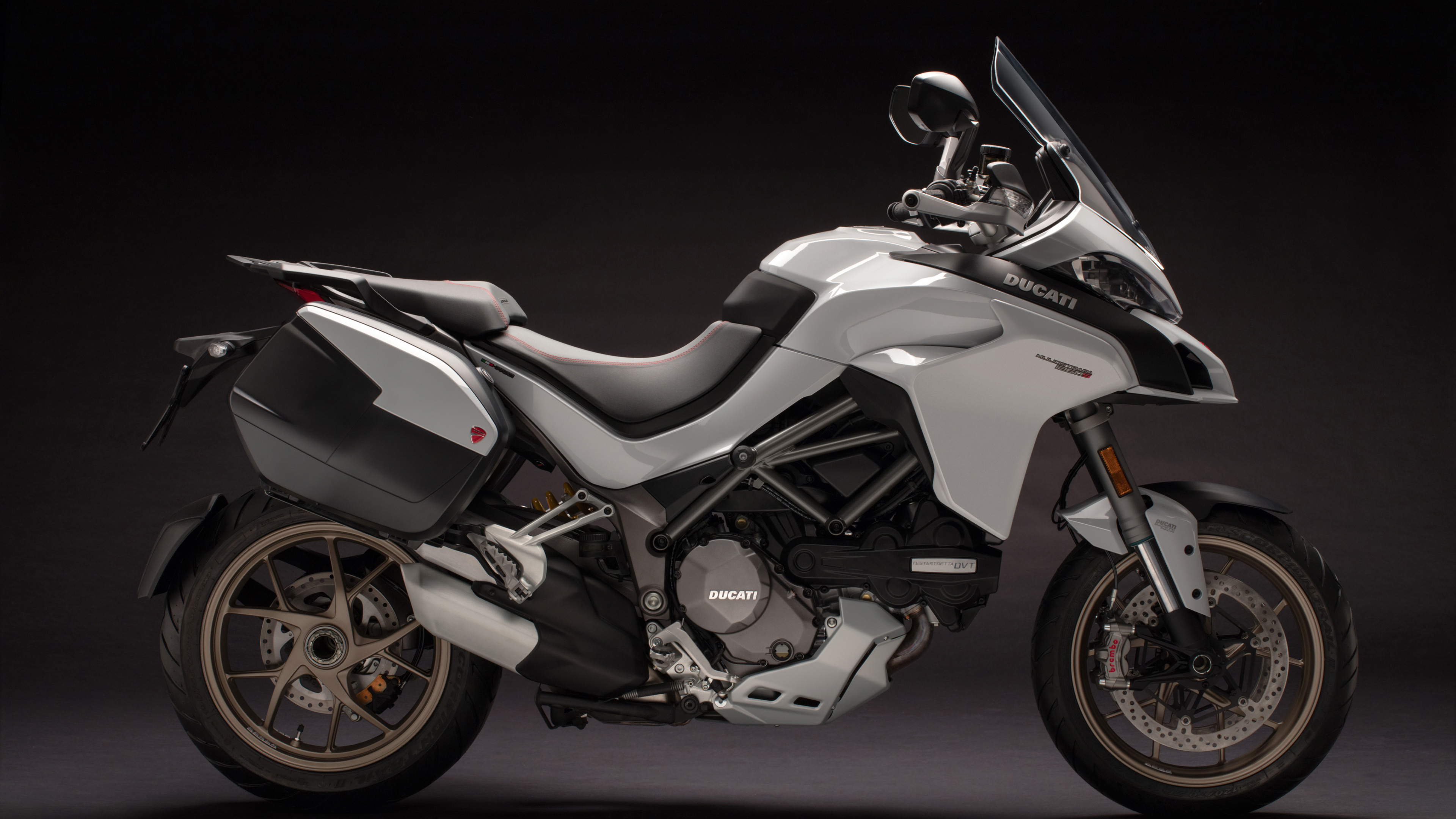 Обои ducati multistrada 1200, мотоцикл, ducati, Сайту Multistrada, авто в разрешении 3840x2160