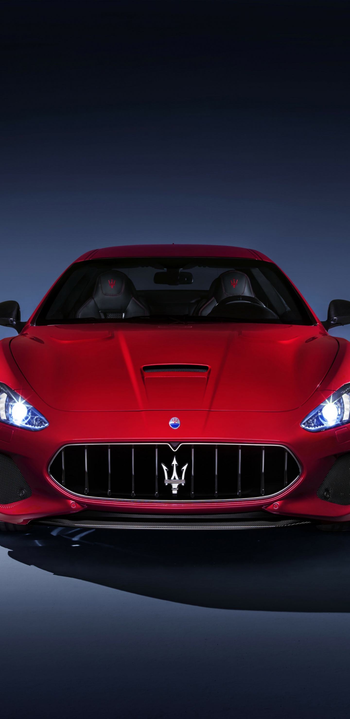 Обои Мазерати, авто, спорткар, Гранд туреры, кузов купе в разрешении 1440x2960