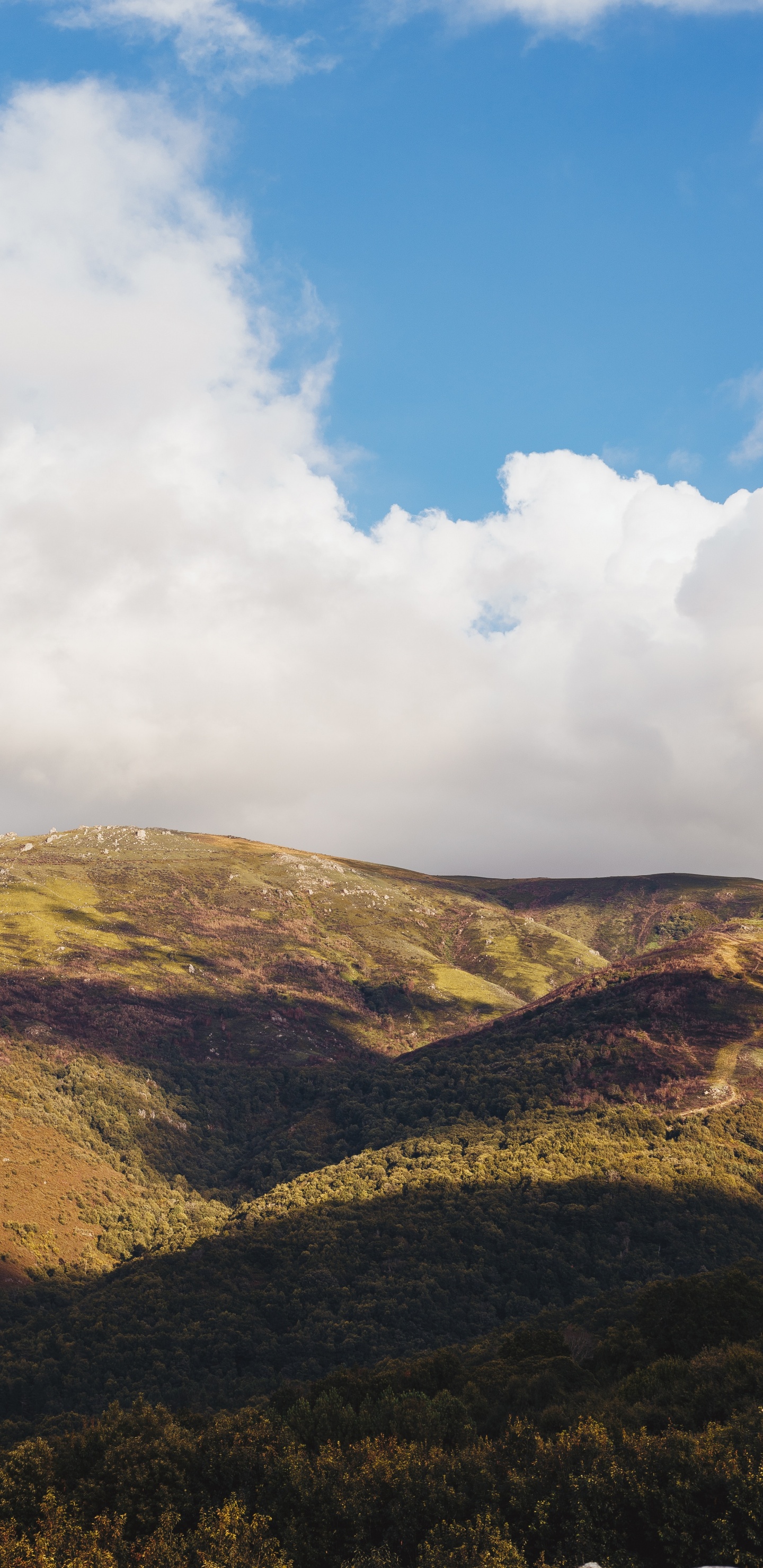 Обои нагорье, горный рельеф, гора, облако, холм в разрешении 1440x2960