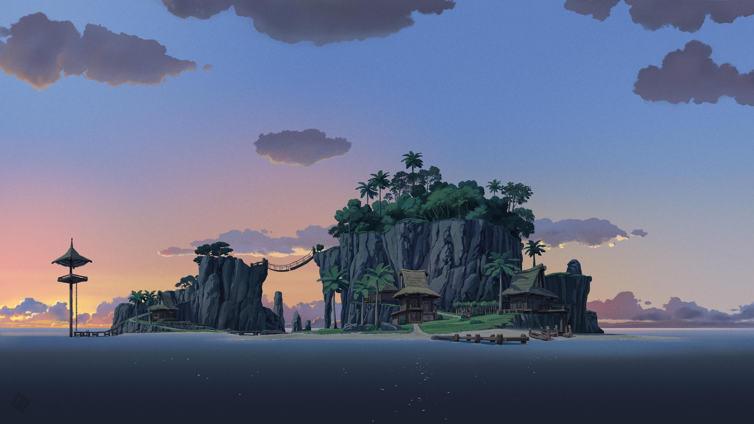 Обои облако, вода, мир, природа, природный ландшафт в разрешении 2560x1440