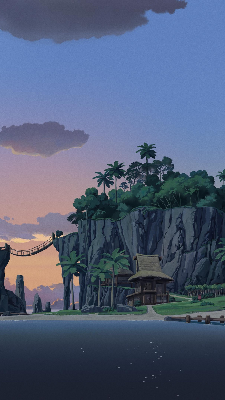 Обои облако, вода, мир, природа, природный ландшафт в разрешении 750x1334