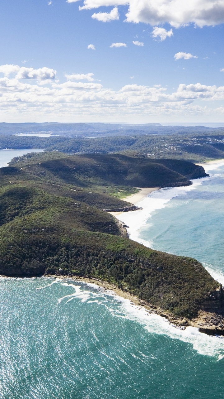 Обои побережье, море, прибрежные и океанические рельефы, океан, мыс в разрешении 720x1280