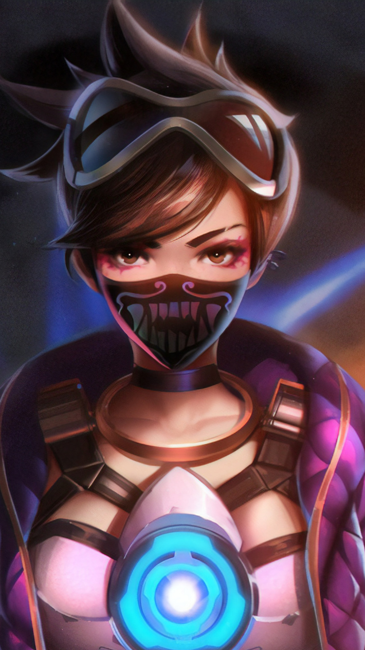 Обои Doomfist, видео, вымышленный персонаж, женщина воин, Overwatch в разрешении 750x1334