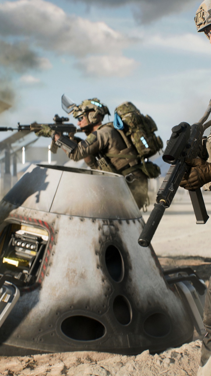 Обои battlefield 2042, поле боя 2042 опасная зона, кости, electronic arts, экшн игра в разрешении 720x1280