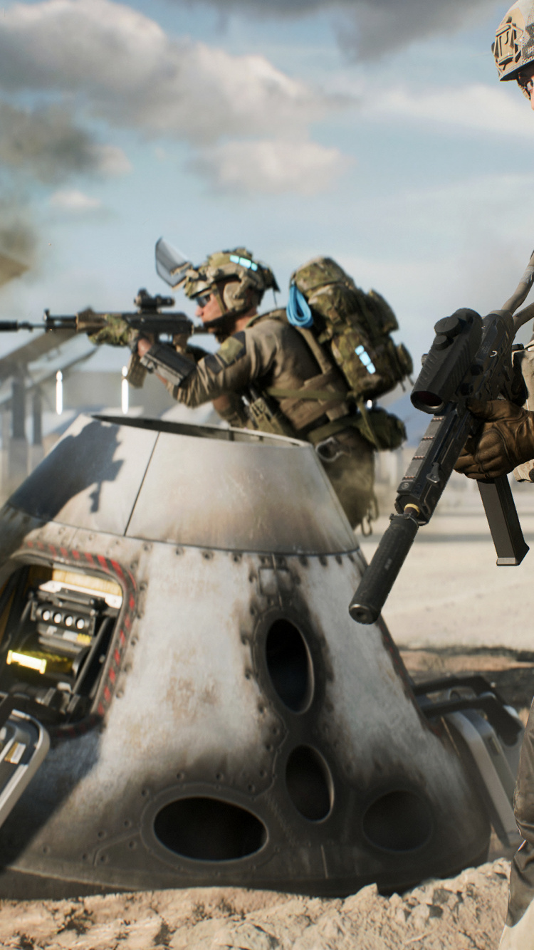 Обои battlefield 2042, поле боя 2042 опасная зона, кости, electronic arts, экшн игра в разрешении 750x1334