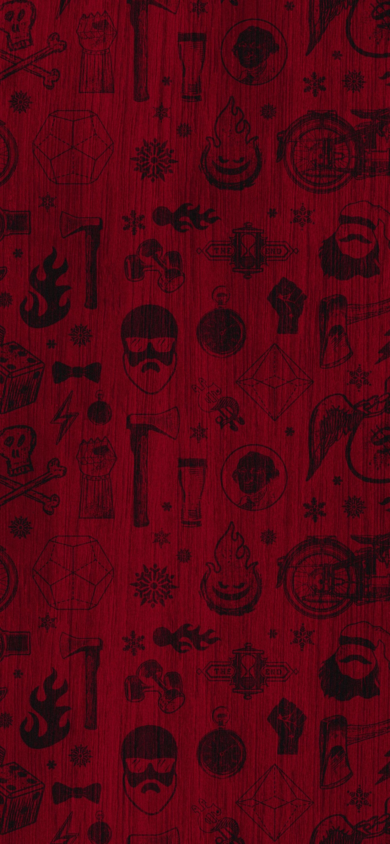 Обои визуальное искусство, ткань, пурпурный цвет, узор, арт в разрешении 1242x2688