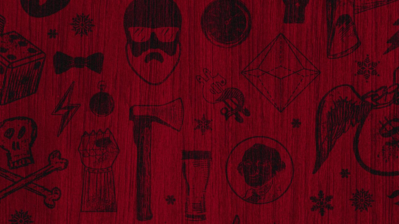 Обои визуальное искусство, ткань, пурпурный цвет, узор, арт в разрешении 1366x768