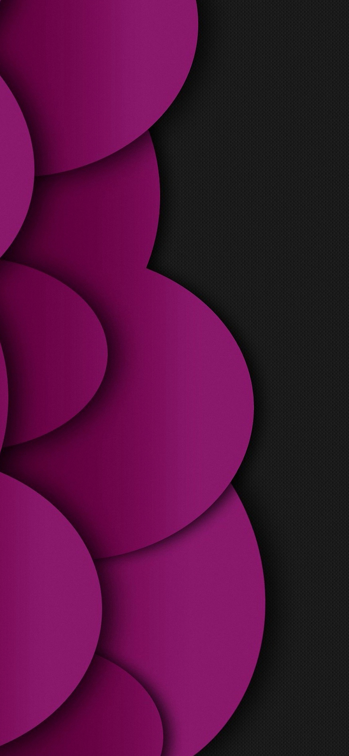 Обои андроид, пурпур, розовый, Фиолетовый, пурпурный цвет в разрешении 1125x2436