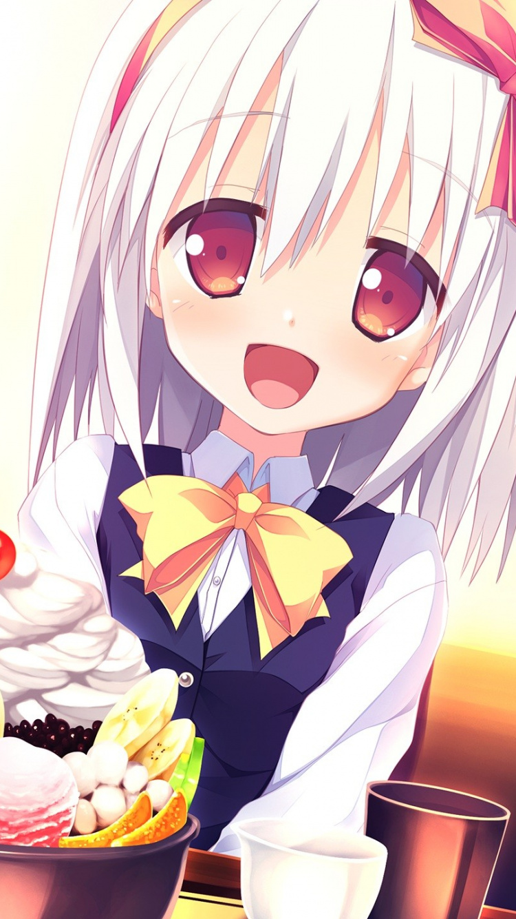 Обои мультфильм, иллюстрация, мангака, черные волосы, каштановые волосы в разрешении 750x1334