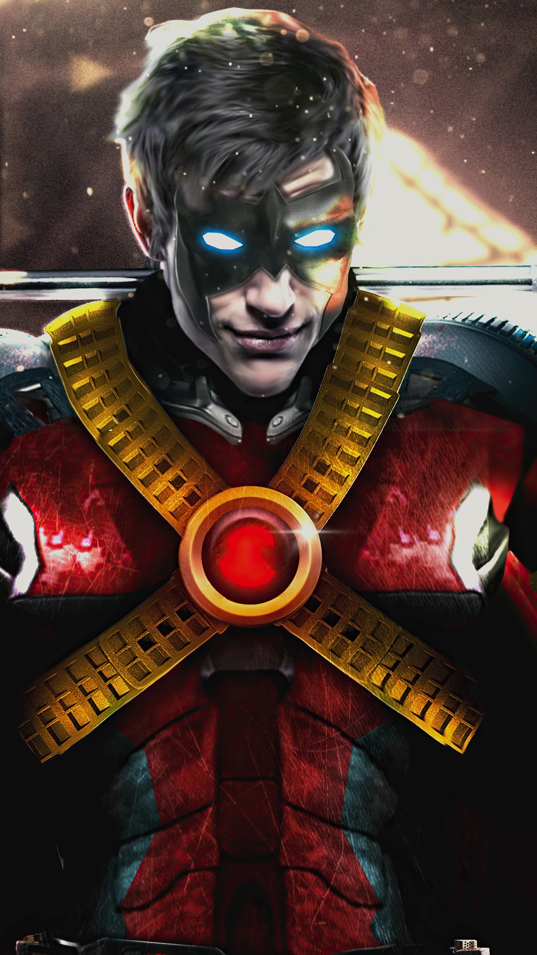 Обои Red Robin 5k в разрешении 1080x1920